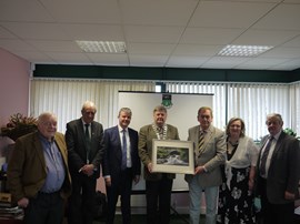 Presention to Cllr Ruttle on his retirement 2019